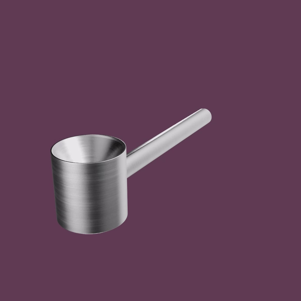 Titanium 3-piece Cob Pipe on purple background